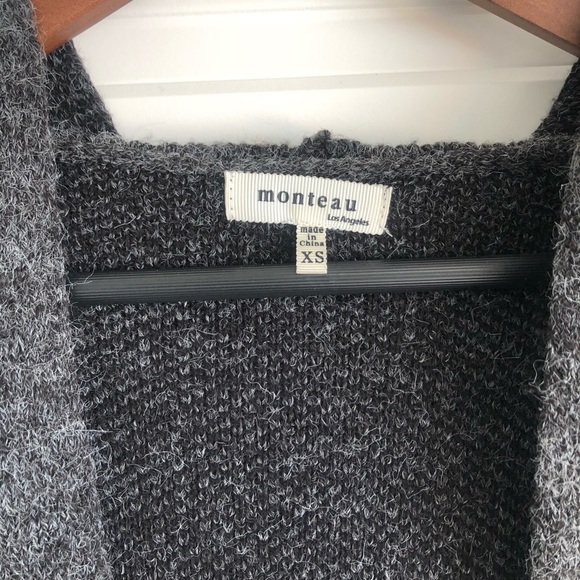 Monteau Cardigan with hood - Picture 4 of 5